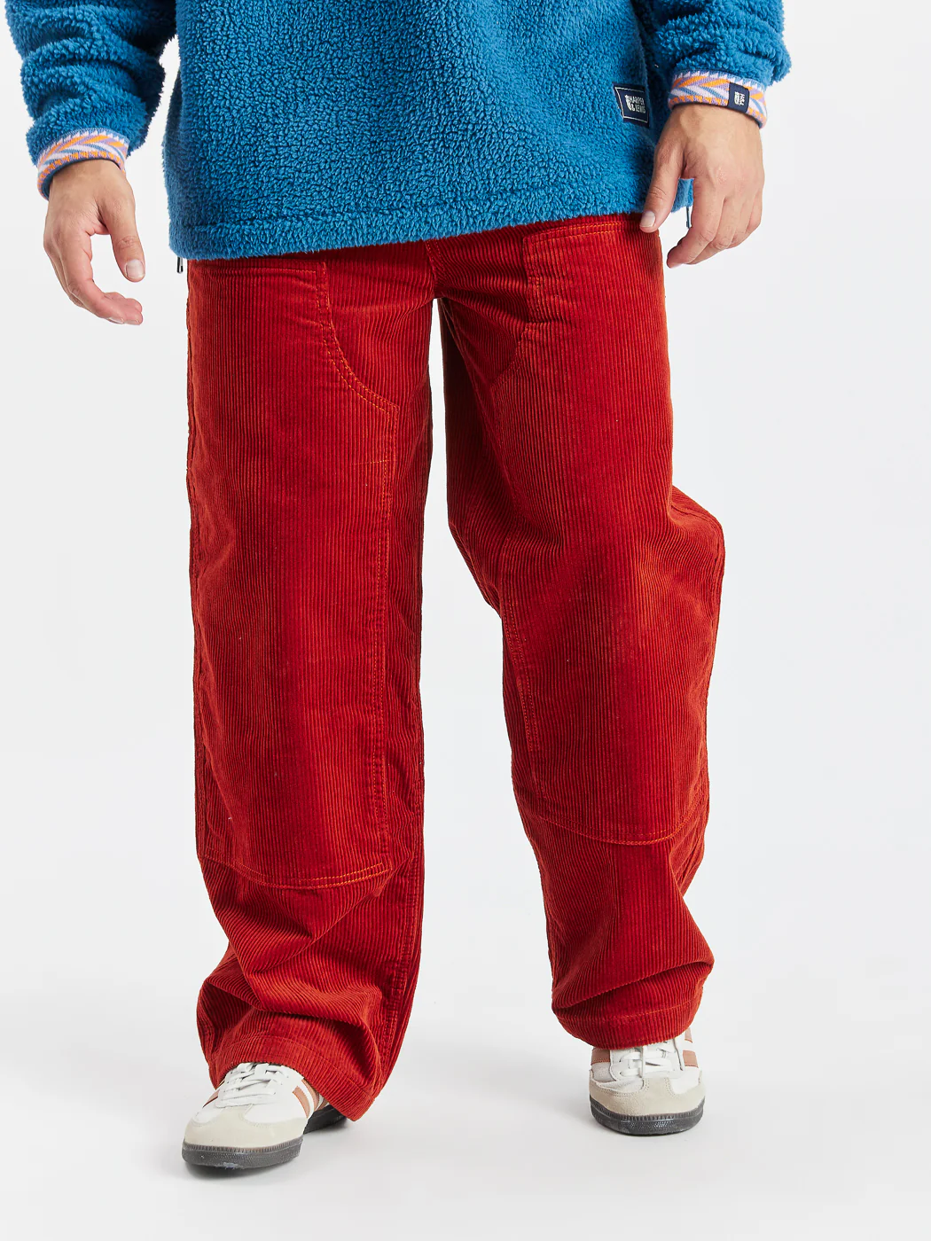 Mills Corduroy Trousers Rust - Harper & Lewis