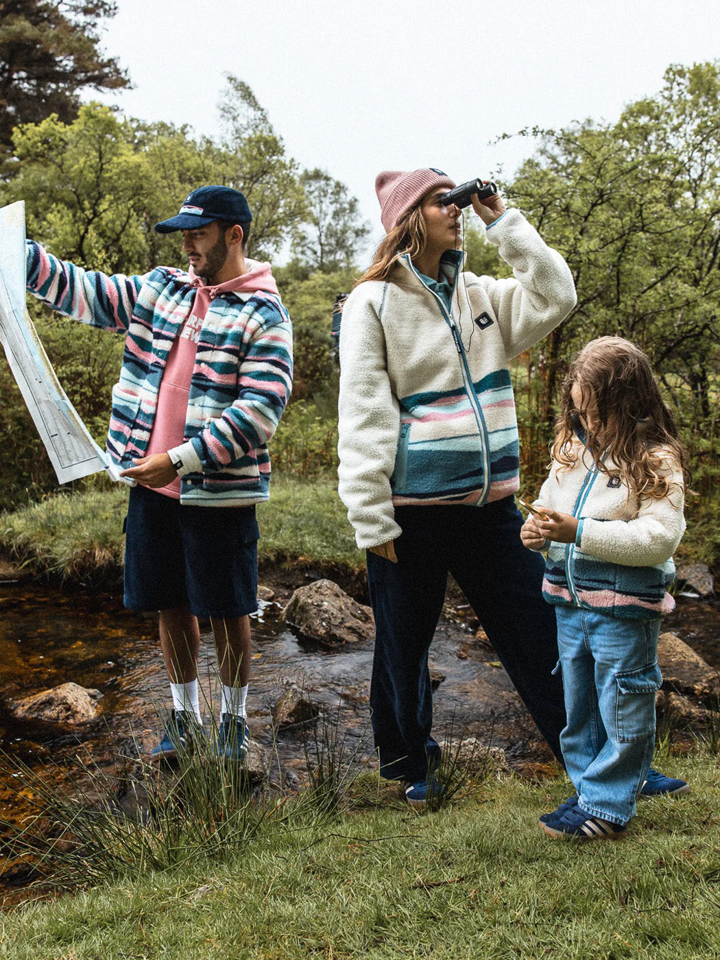 Emerson Retro Pattern Full Zip Sherpa Fleece - Harper & Lewis