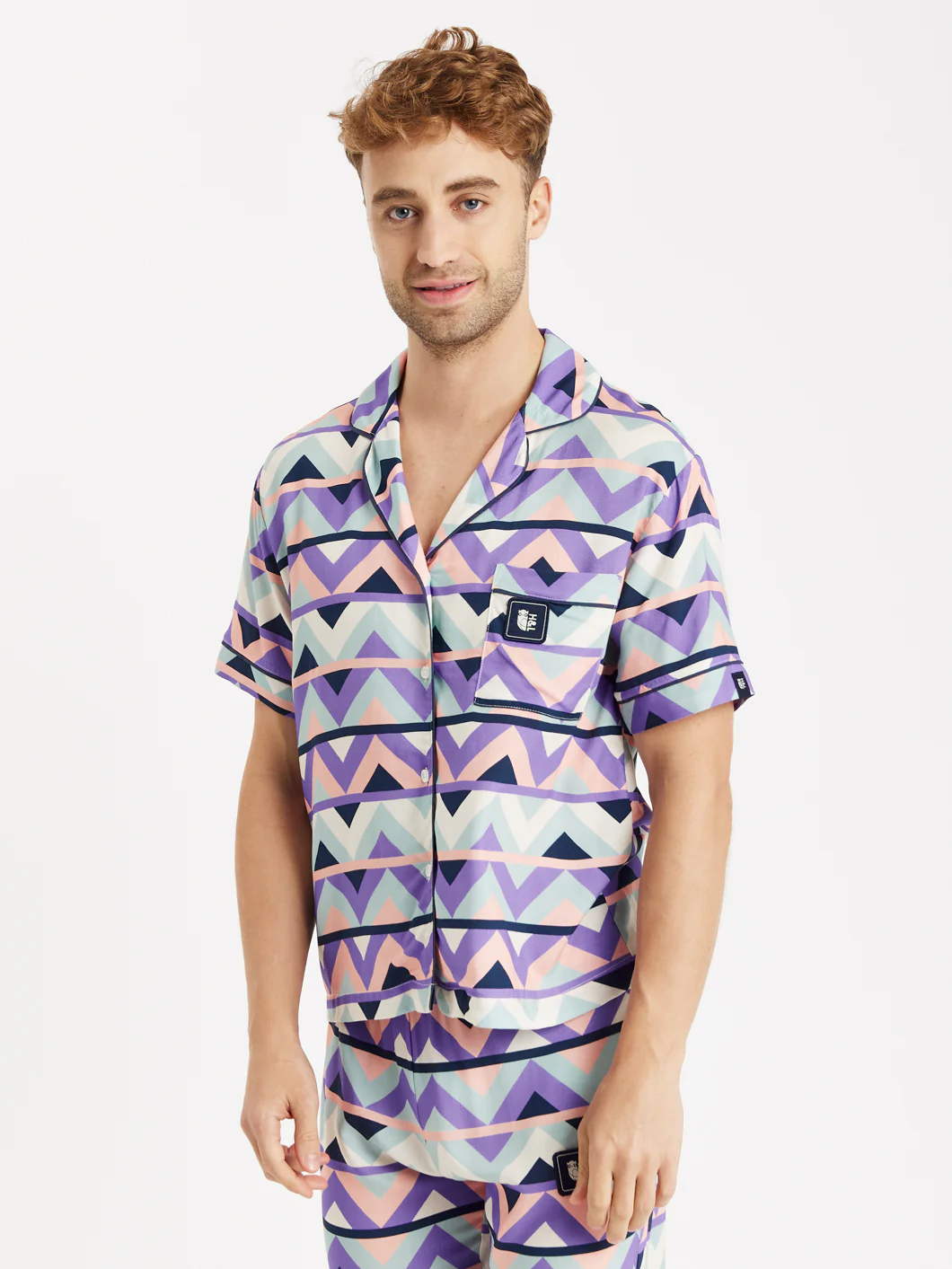 Polar Retro Pattern Long Pyjama Set - Harper & Lewis