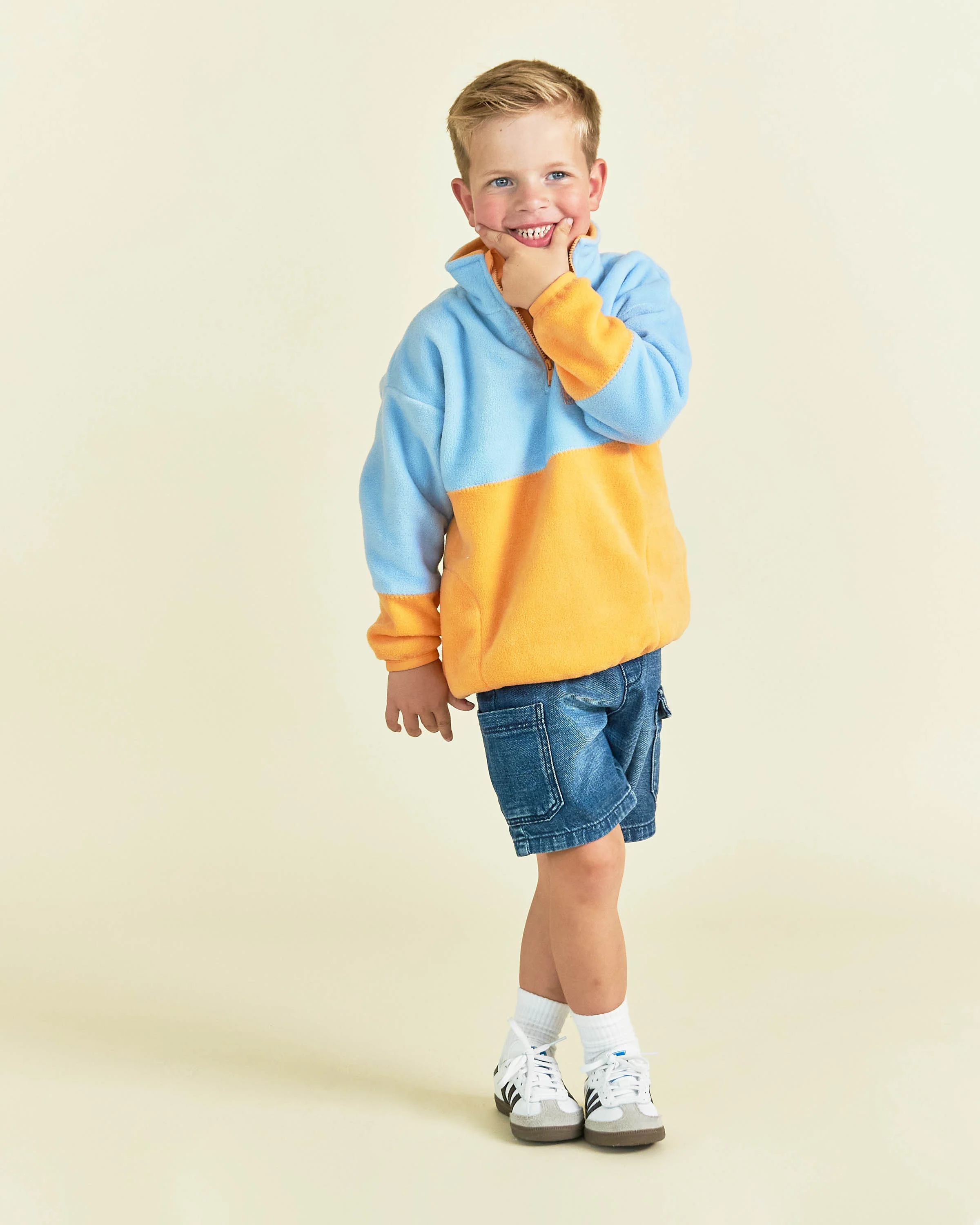 Kids Goldie 1/4 Zip Fleece - Harper & Lewis