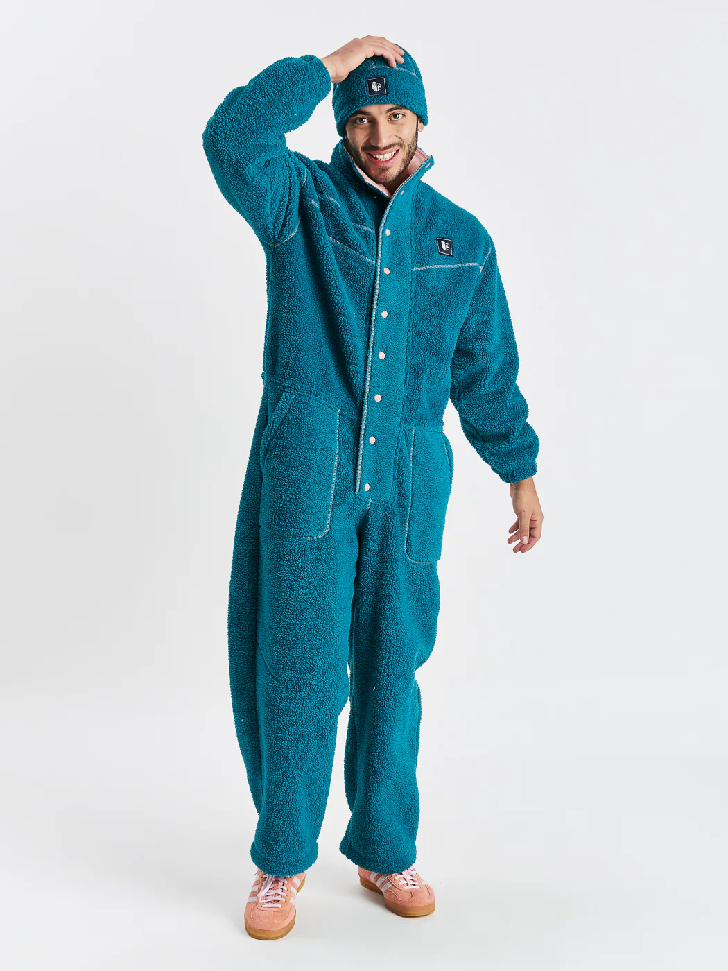 Reese Sherpa Fleece Boilersuit - Harper & Lewis