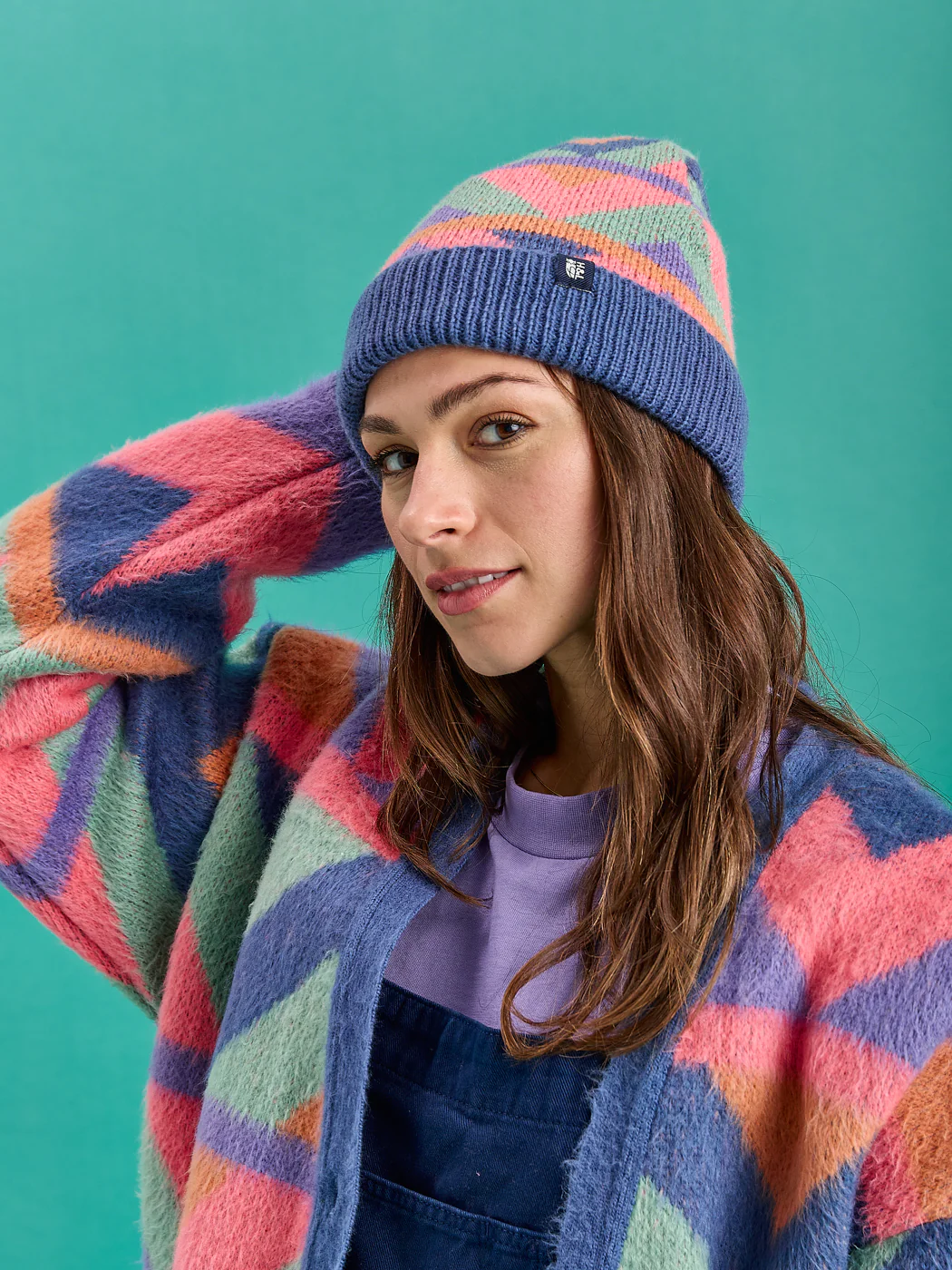 Bodie Retro Pattern Beanie - Harper & Lewis