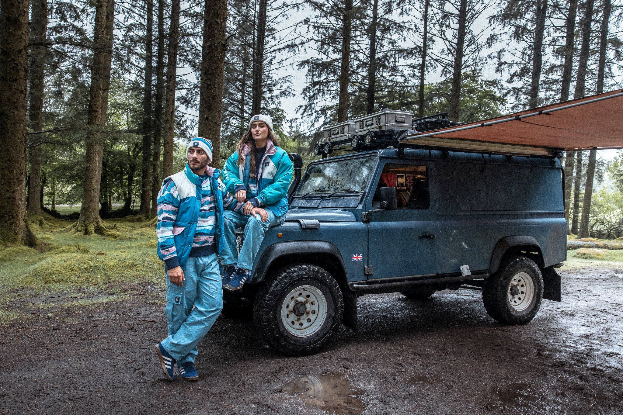 Cargo Pants Steel Blue - Harper & Lewis