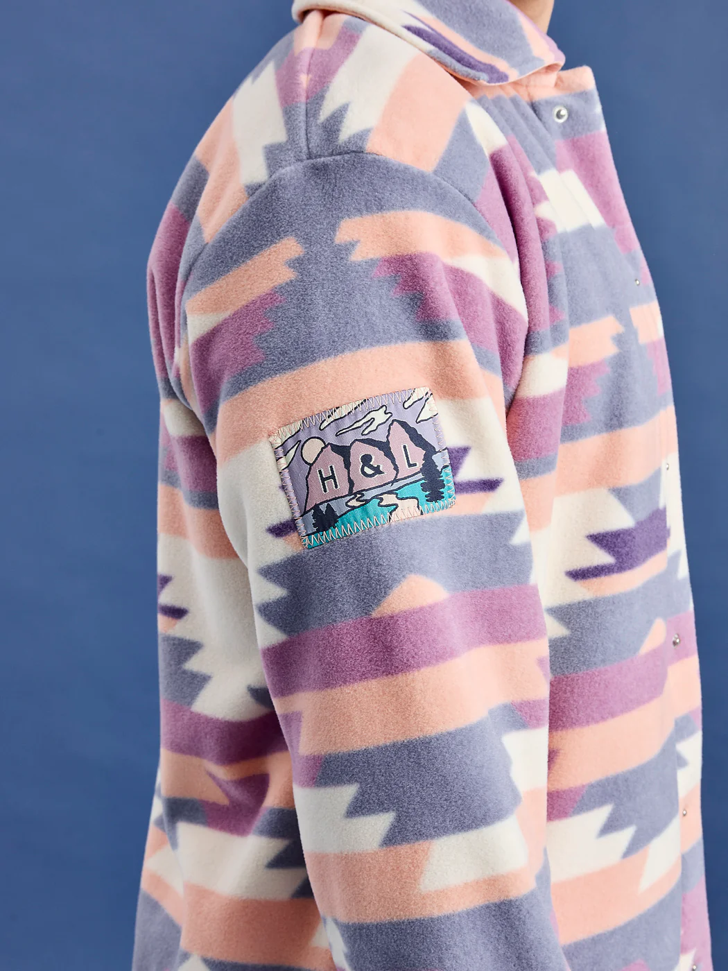 Greer Retro Pattern Fleece Shirt - Harper & Lewis