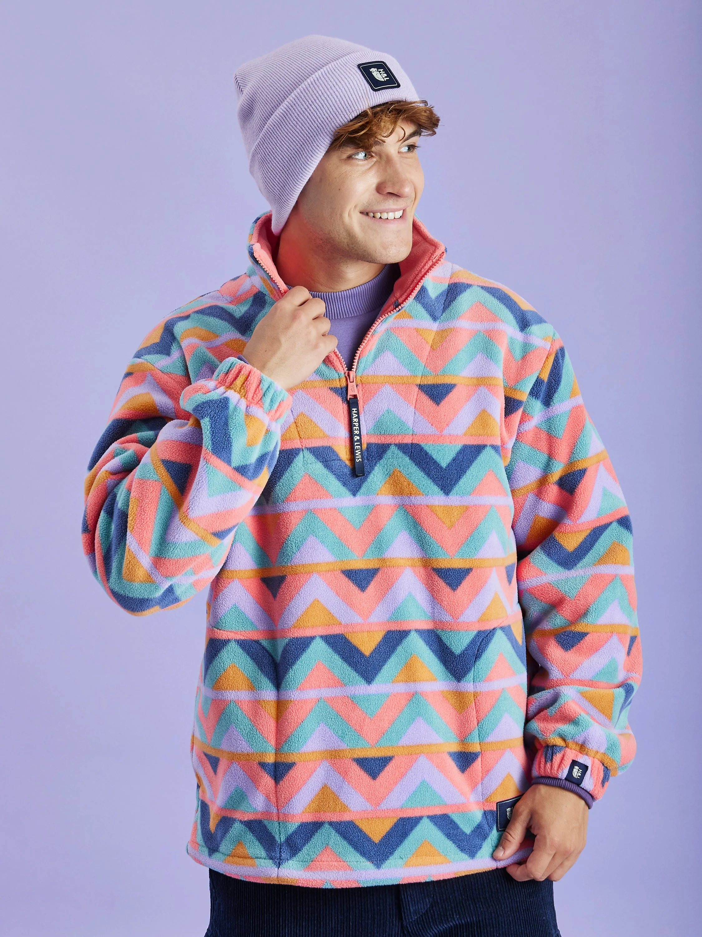 Vail Beanie Lavender - Harper & Lewis