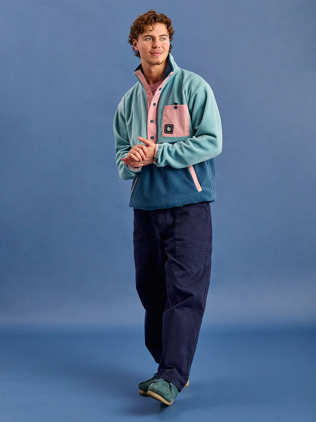 Aries Popper Neck Fleece - Harper & Lewis